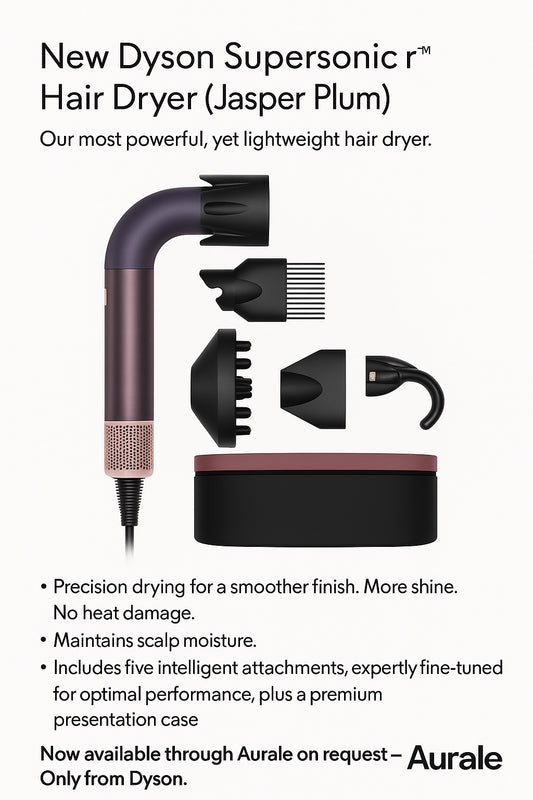 New Dyson Supersonic r™ Hair Dryer (Jasper Plum)