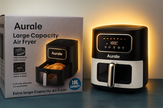 Aurale 10L Large-Capacity Digital Air Fryer – A++ Energy Rated